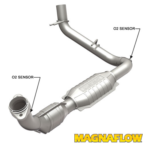 Complete Catalytic Converter System For 1998-2000 Ford Expedition 5.4L 4WD – EPA Certified, 3-Year Warranty – Part #44822-44823