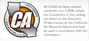 California Legal Catalytic Converters