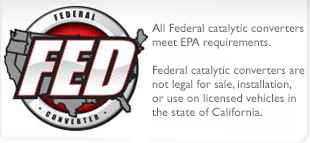 EPA grade Catalytic Converters-Select Above using year make model filters,