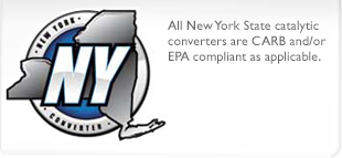 Select California if California emissions equipped pr Federal for Federal emissions for New York Legal Catalytic Converters-Select Above using year make model filters | ensure The EFN/TEst Group number matches if CARB emissions equipped