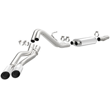 Magnaflow 16568 Stainless Steel Cat-Back Exhaust System - 3" To 2.5" Dual Rear Exit With Polished Tips