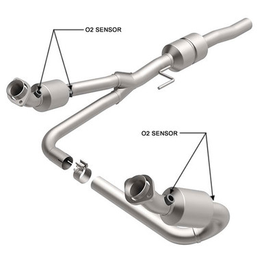 Magnaflow 51348 DODGE DURANGO, VOLVO S80 2.5L/5.9L RWD