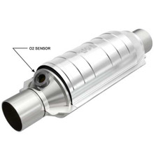 Magnaflow 418034 | 2inch in/out | with o2 port | Universal California Legal Catalytic Converter |  EO D-193-119