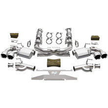 Chevrolet Corvette C8 XMod Series Cat-Back Exhaust System | Bright Stainless Tips