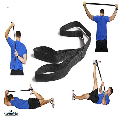 Great for stretching your rotator cuff or legs and glutes during practice or before game time.