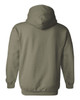Gildan G 185 Adult Heavy Blend™ 8 oz., 50/50 Hooded Sweatshirt | Military Green