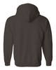 Gildan G186 Heavy Blend™ 8 oz., 50/50 Full-Zip Hooded Sweatshirt | Dark Chocolate