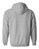 Gildan G186 Heavy Blend™ 8 oz., 50/50 Full-Zip Hooded Sweatshirt | Sport Grey