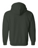Gildan G186 Heavy Blend™ 8 oz., 50/50 Full-Zip Hooded Sweatshirt | Forest Green