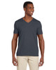 Gildan G64V Softstyle® V-Neck T-Shirt | Charcoal