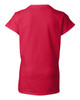 Gildan G64VL Ladies' SoftStyle® Fitted V-Neck T-Shirt | Cherry Red