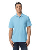 Gildan G648 Men's Softstyle Double Pique Polo | Light Blue