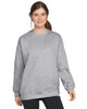 Gildan SF000 Adult Softstyle® Fleece Crew Sweatshirt | Ring Spun Sport Grey