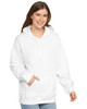Gildan SF500 Adult Softstyle® Fleece Pullover Hooded Sweatshirt | White
