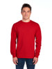 Fruit of the Loom 4930 100% Heavy Cotton™ Long-Sleeve T-Shirt | True Red