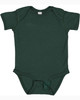 Rabbit Skins 4400 Infant Baby Rib Lap Shoulder Onesie | Forest