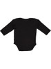 Rabbit Skins 4411 Infant Long-Sleeve Baby Rib Bodysuit| Black