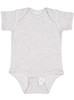 Rabbit Skins 4424 Infant Fine Jersey Bodysuit Onesie | Ash