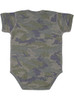 Rabbit Skins 4424 Infant Fine Jersey Bodysuit Onesie | Vintage Camo