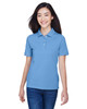 Harriton M265W Women's Polo Shirt | Light College Blue