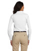 Harriton M510W Woman's Essential Poplin Shirt | White