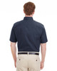 Harriton M582 Men's Foundation 100% Cotton Short-Sleeve Twill Shirt with Teflon™ | Dark Navy