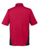 Harriton M386T Men's Tall Flash Snag Protection Plus IL Colorblock Polo | Red/ Black