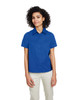 Harriton M586W Ladies' Flash IL Colorblock Short Sleeve Shirt | True Royal/ Black