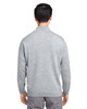 Harriton M421 Unisex Pilbloc™ Quarter-Zip Sweater | Grey Heather