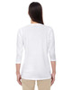 Devon & Jones DP184W Ladies Perfect Fit Bracelet  V-Neck Top | White