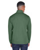 Devon & Jones DG796 Men's Newbury Colorblock Malange Fleece Full-Zip Sweater | Forest/ Forest Heather