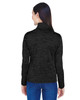 Devon & Jones DG798W Ladies' Newbury Malange Fleece Quarter-Zip Sweater | Black Heather