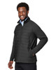 Devon & Jones DG704 Men's New Classics Charleston Hybrid Jacket | Black Melange/ Black