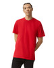 2001 American Apparel Unisex Fine Jersey Short-Sleeve T-Shirt | Red