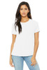 Bella+Canvas 6400 Women's Relaxed Jersey T-shirt | White