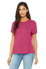 Bella+Canvas 6400 Women's Relaxed Jersey T-shirt | Berry