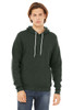 Bella+Canvas 3719 Poly-Cotton Fleece Pullover Hoodie | Heather Forest