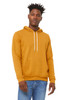 Bella+Canvas 3719 Poly-Cotton Fleece Pullover Hoodie | Heather Mustard