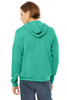 Bella+Canvas 3739 Unisex Poly-Cotton Fleece Zip Hoodie | Teal