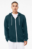 Bella+Canvas 3739 Unisex Poly-Cotton Fleece Zip Hoodie | Atlantic