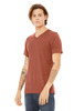 Bella+Canvas 3415C Unisex V-Neck Tri-Blend T-Shirt | Clay Triblend