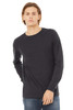 Bella+Canvas 3501 Jersey Long Sleeved T-shirt | Dark Grey