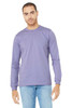 Bella+Canvas 3501 Jersey Long Sleeved T-shirt | Dark Lavender