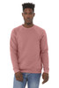 Bella+Canvas 3901 Unisex Fleece Raglan Crewneck Sweatshirt | Mauve