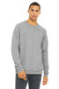 Bella+Canvas 3901 Unisex Fleece Raglan Crewneck Sweatshirt | Athletic Heather