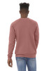 Bella+Canvas 3901 Unisex Fleece Raglan Crewneck Sweatshirt | Mauve