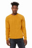 Bella+Canvas 3901 Unisex Fleece Raglan Crewneck Sweatshirt | Heather Mustard