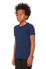 Bella+Canvas 3413Y Youth Tri-Blend T-shirt | Navy Triblend