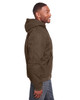 Berne HJ375 Highland Washed Cotton Duck Hooded Jacket | Bark