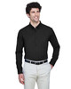 Core365 88193 Operate Long-Sleeve Twill Shirt | Black